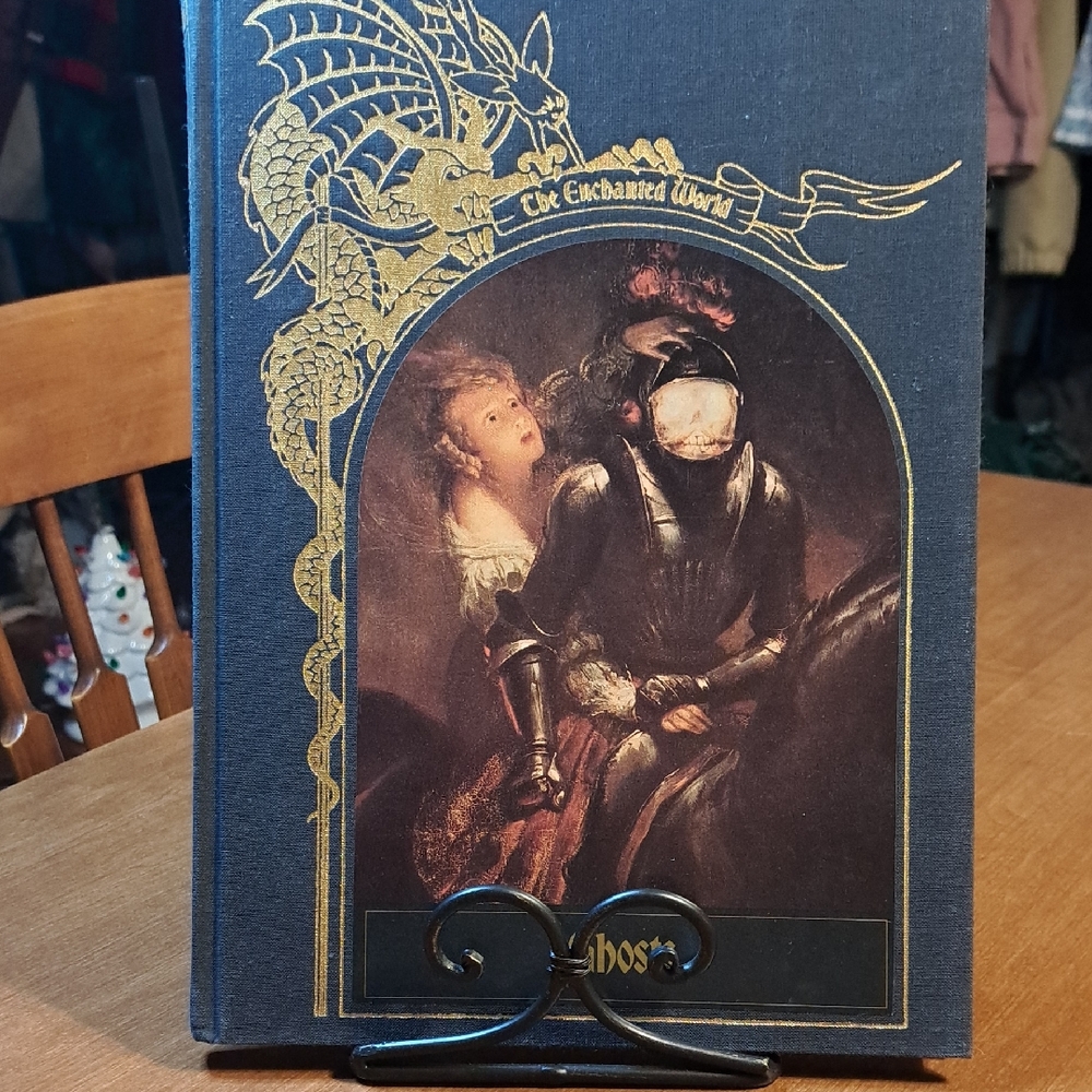 The Enchanted World Ghosts Decorative Book with Gold Accents/ BUNDLE ONLY